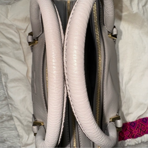 Tory Burch Triple Zip Leather Tassel Satchel - Picture 12 of 16